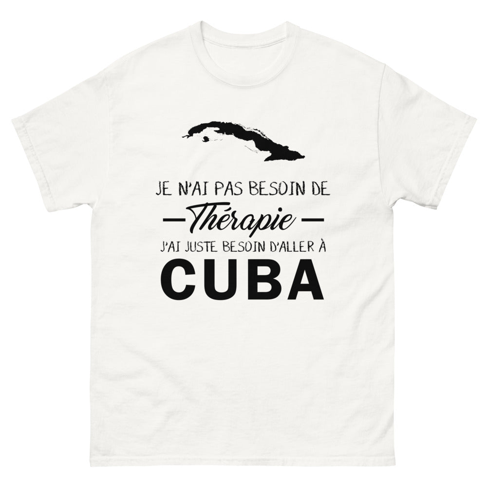 T-shirt blanc a Cuba - Thérapie