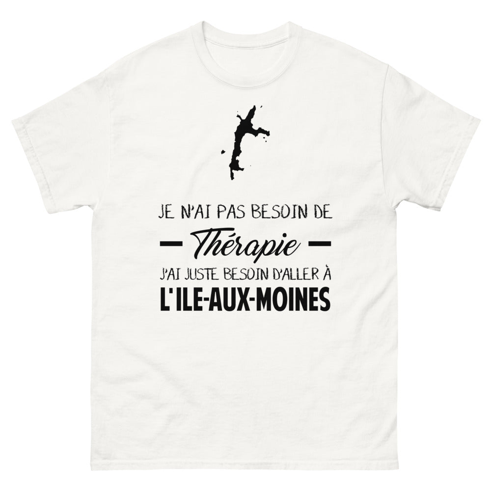 T-shirt blanc a l'Ile Aux Moines - Thérapie