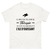 Thumbnail for T-shirt blanc a l'Ile d'Ouessant - Thérapie