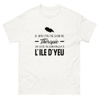 Thumbnail for T-shirt blanc a l'Ile d'Yeu - Thérapie