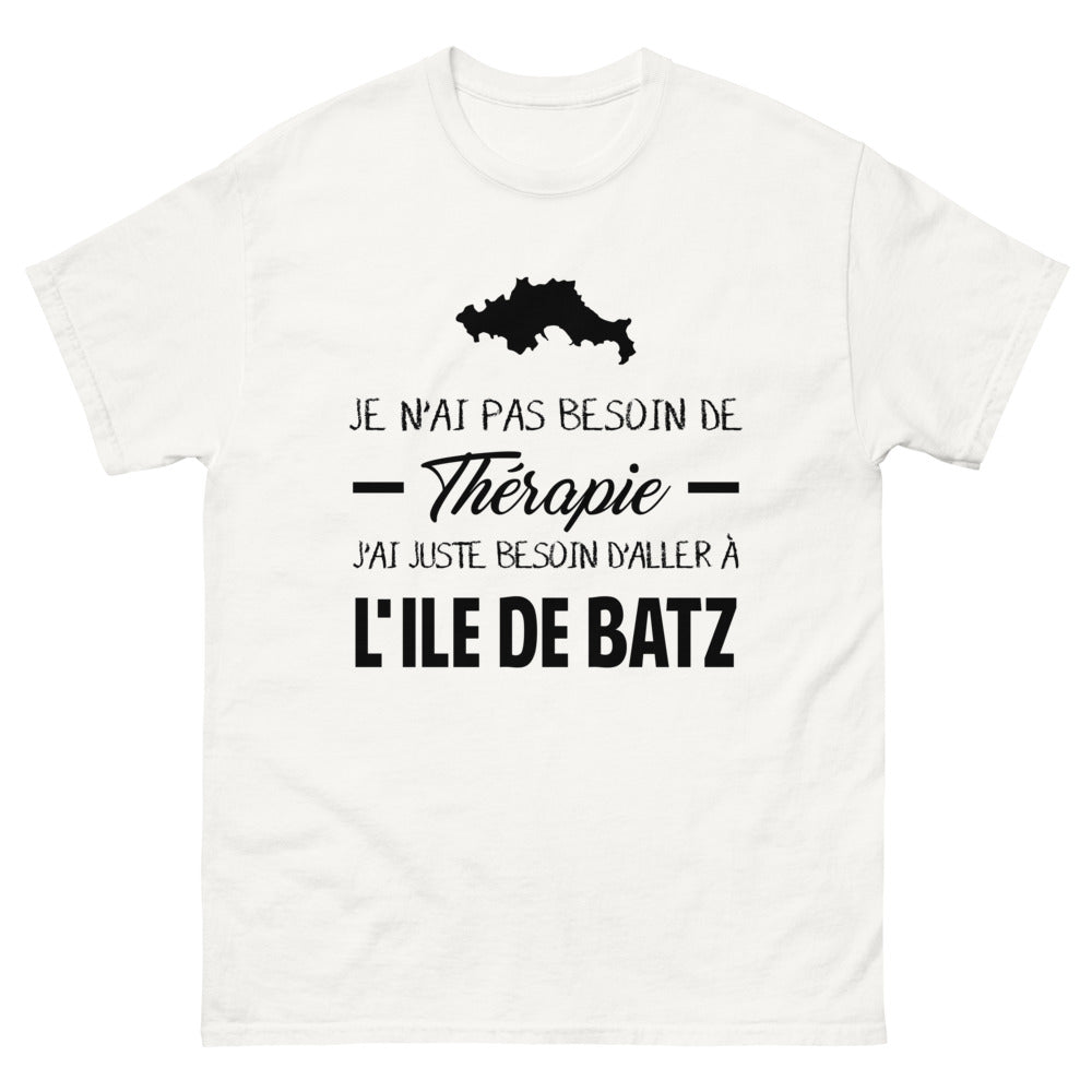 T-shirt blanc a l'Ile de Batz - Thérapie
