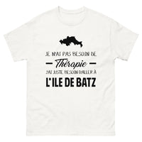 Thumbnail for T-shirt blanc a l'Ile de Batz - Thérapie