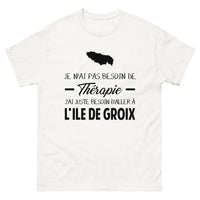 Thumbnail for T-shirt blanc a l'Ile de Groix - Thérapie