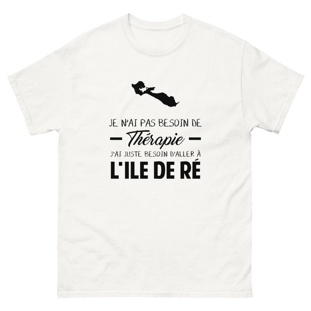 T-shirt blanc a l'Ile de Re - Thérapie