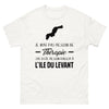 T-shirt blanc a l'Ile du Levant - Thérapie