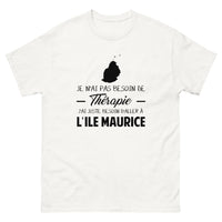 Thumbnail for T-shirt blanc a l'Ile Maurice - Thérapie