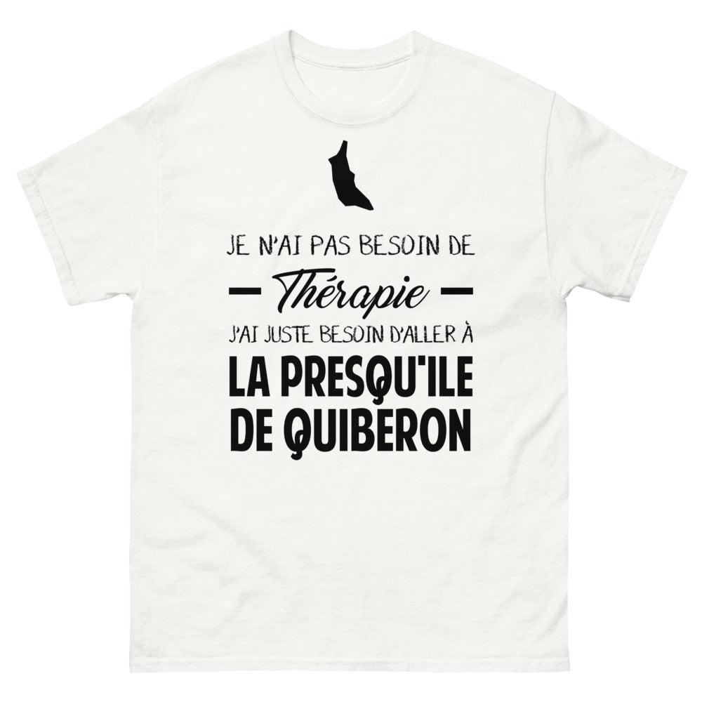 T-shirt blanc a la Presqu Ile de Quiberon - Thérapie