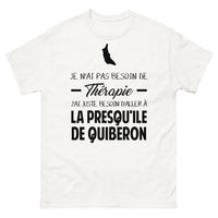 Thumbnail for T-shirt blanc a la Presqu Ile de Quiberon - Thérapie