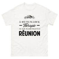 Thumbnail for T-shirt blanc a la Reunion - Thérapie