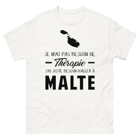 Thumbnail for T-shirt blanc a Malte - Thérapie