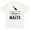 T-shirt blanc a Malte - Thérapie