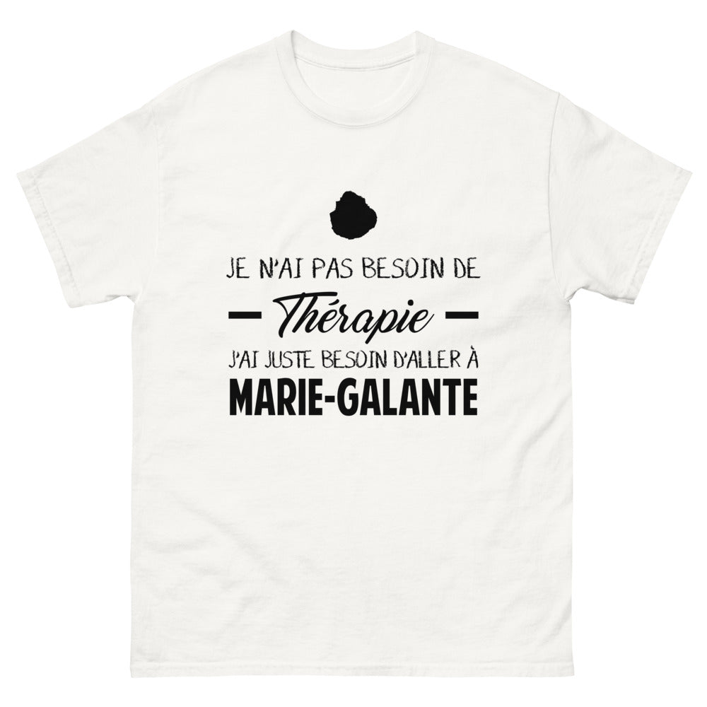 T-shirt blanc a Marie Galante - Thérapie