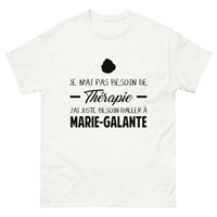 Thumbnail for T-shirt blanc a Marie Galante - Thérapie