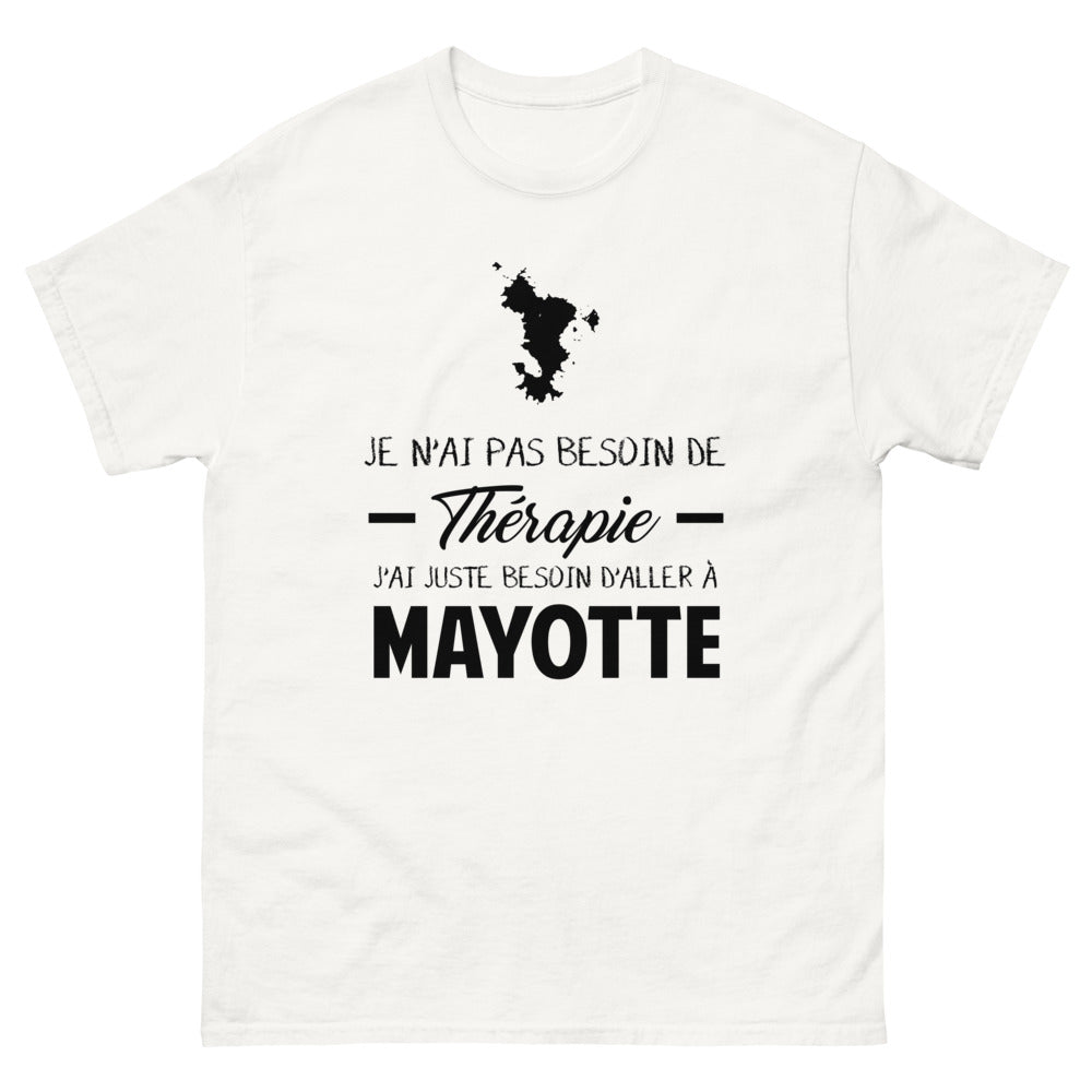 T-shirt blanc a Mayotte - Thérapie