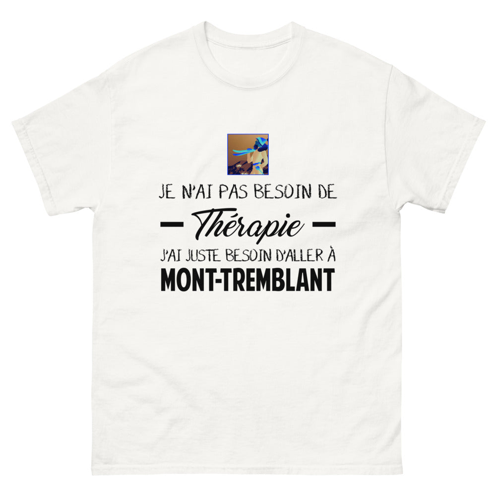 T-shirt blanc a Mont Tremblant - Thérapie
