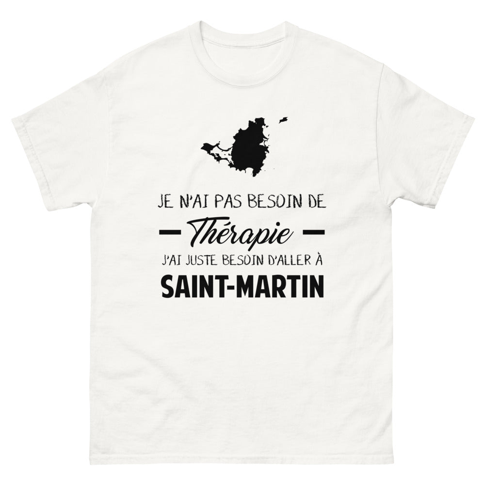 T-shirt blanc a Saint Martin - Thérapie