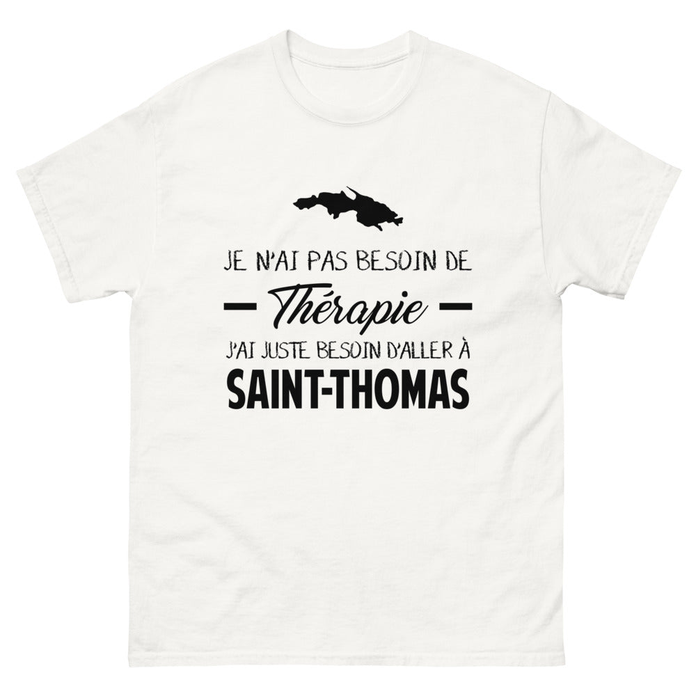 T-shirt blanc a Saint Thomas - Thérapie