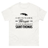 T-shirt blanc a Saint Thomas - Thérapie