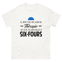 Thumbnail for T-shirt blanc a Six Fours - Thérapie