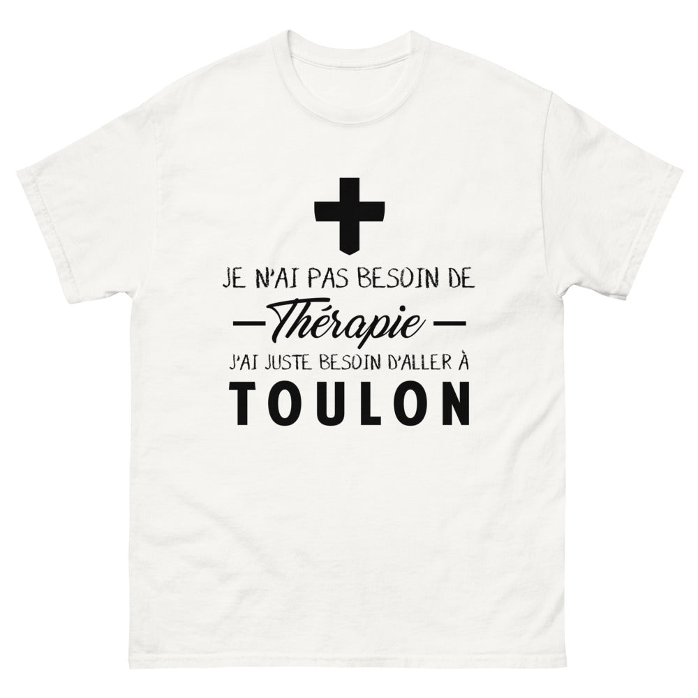 T-shirt blanc a Toulon - Thérapie