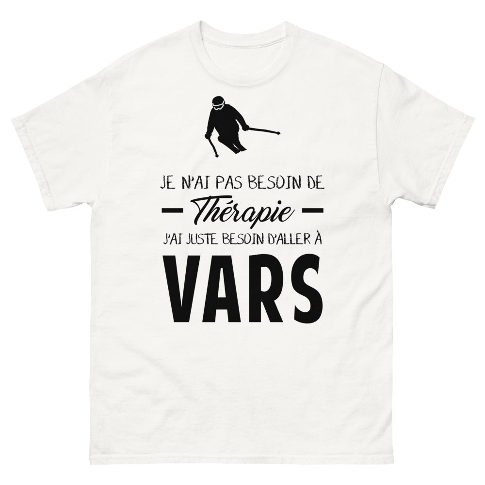 T-shirt blanc a Vars - Thérapie