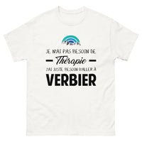 Thumbnail for T-shirt blanc a Verbier - Thérapie