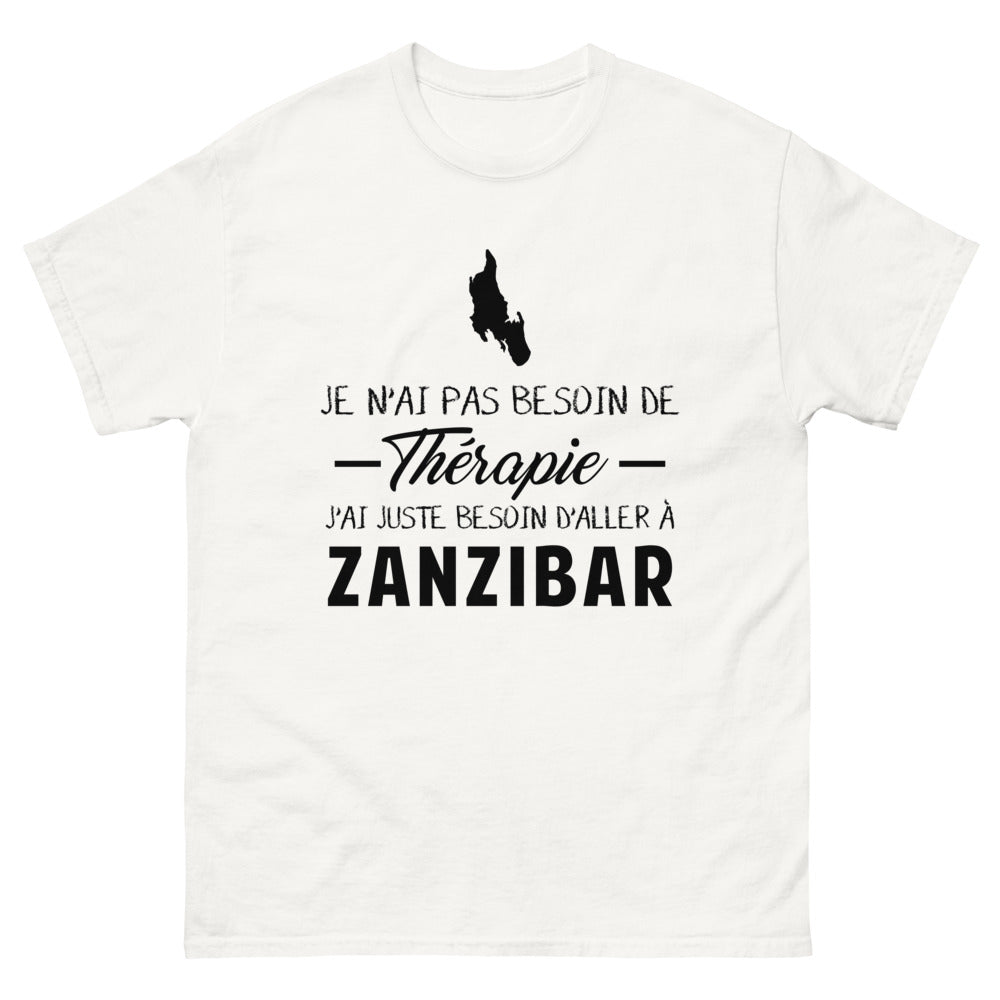 T-shirt blanc a Zanzibar - Thérapie