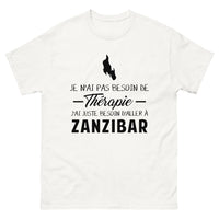 Thumbnail for T-shirt blanc a Zanzibar - Thérapie
