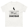 T-shirt blanc a Zanzibar - Thérapie
