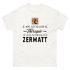 T-shirt blanc a Zermatt - Thérapie