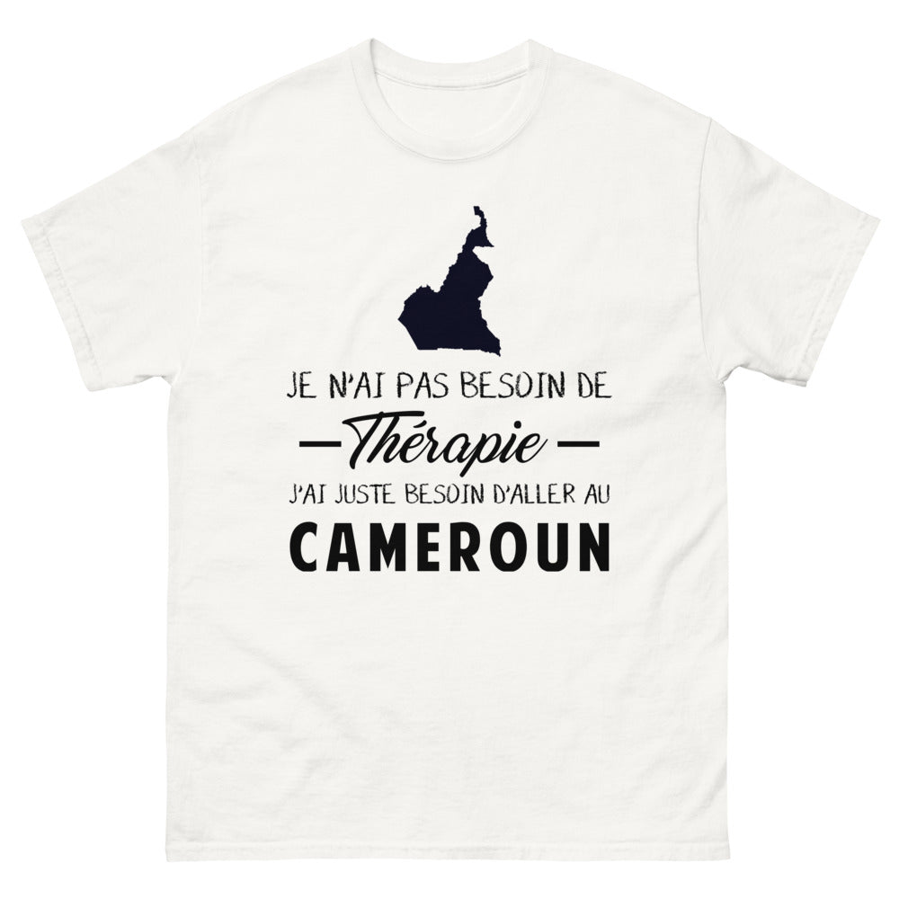 T-shirt blanc au Cameroun - Thérapie