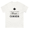 T-shirt blanc au Canada - Thérapie
