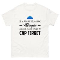 Thumbnail for T-shirt blanc au Cap Ferret - Thérapie