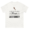 T-shirt blanc au Lac d'Annecy - Thérapie