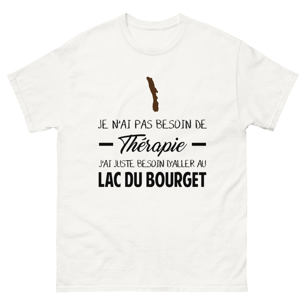 T-shirt blanc au Lac du Bourget - Thérapie