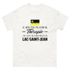 T-shirt blanc au Lac Saint Jean - Thérapie
