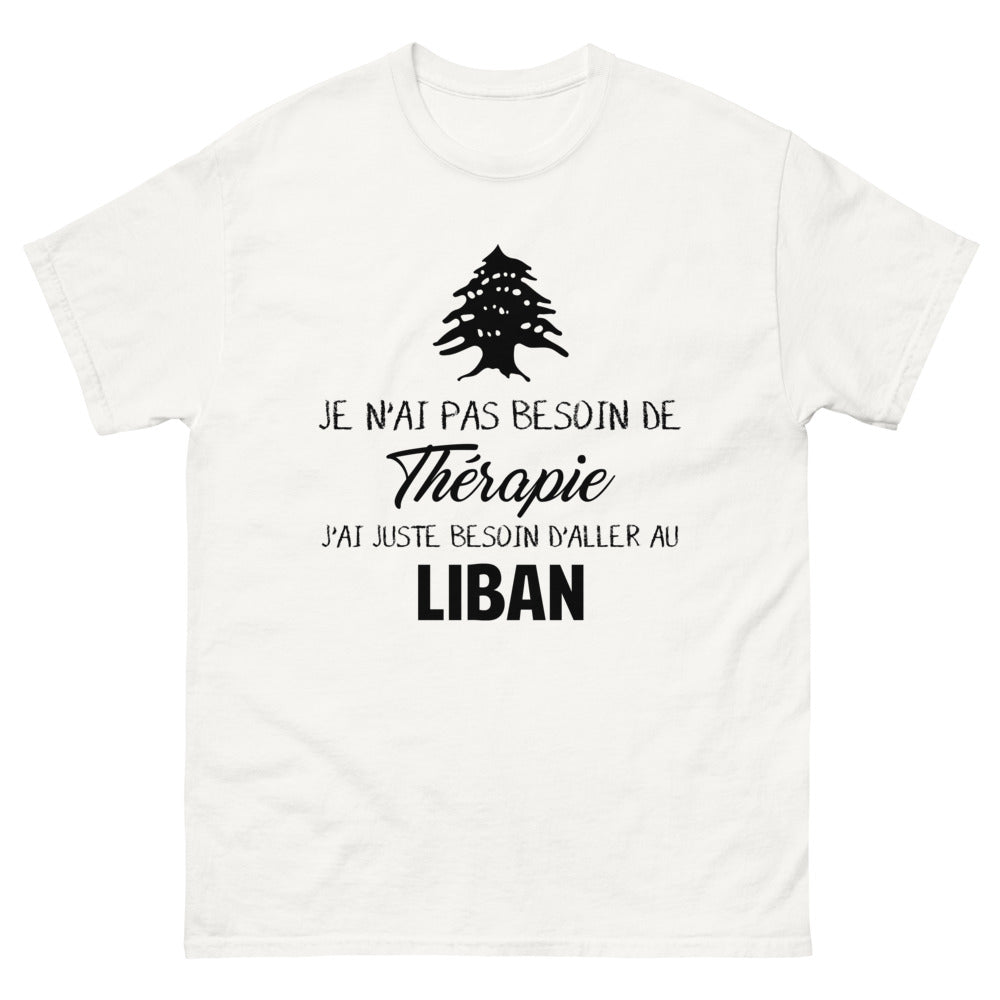 T-shirt blanc au Liban - Thérapie