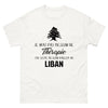 T-shirt blanc au Liban - Thérapie