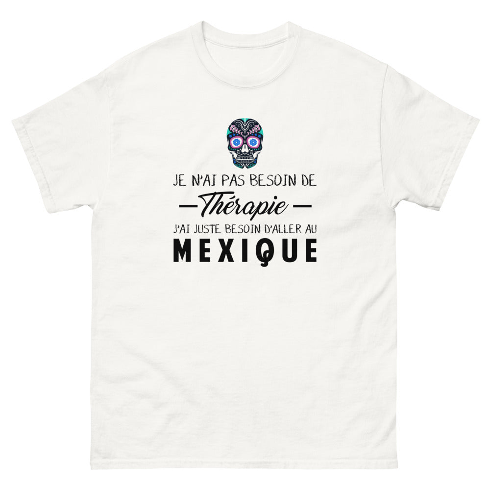 T-shirt blanc au Mexique - Thérapie