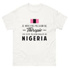T-shirt blanc au Nigeria - Thérapie