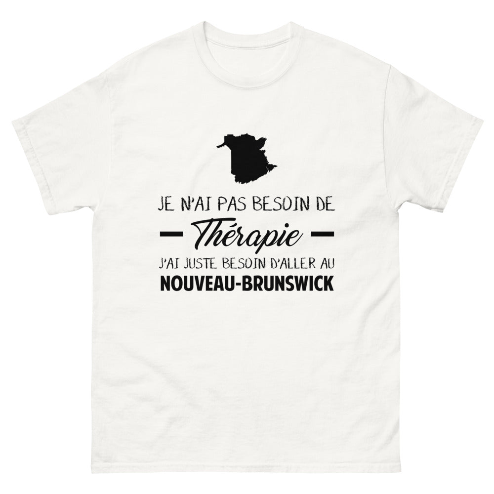 T-shirt blanc au Nouveau Brunswick - Thérapie
