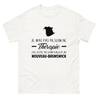Thumbnail for T-shirt blanc au Nouveau Brunswick - Thérapie