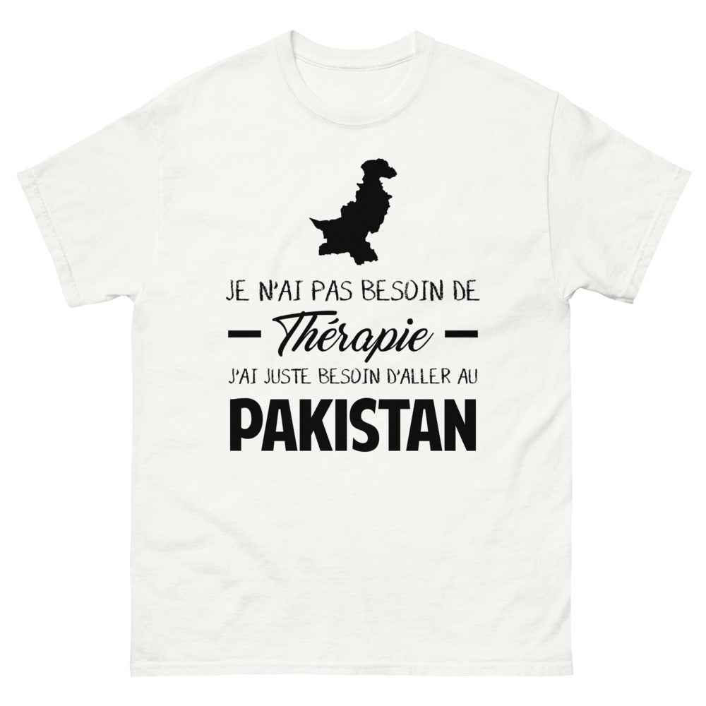 T-shirt blanc au Pakistan - Thérapie