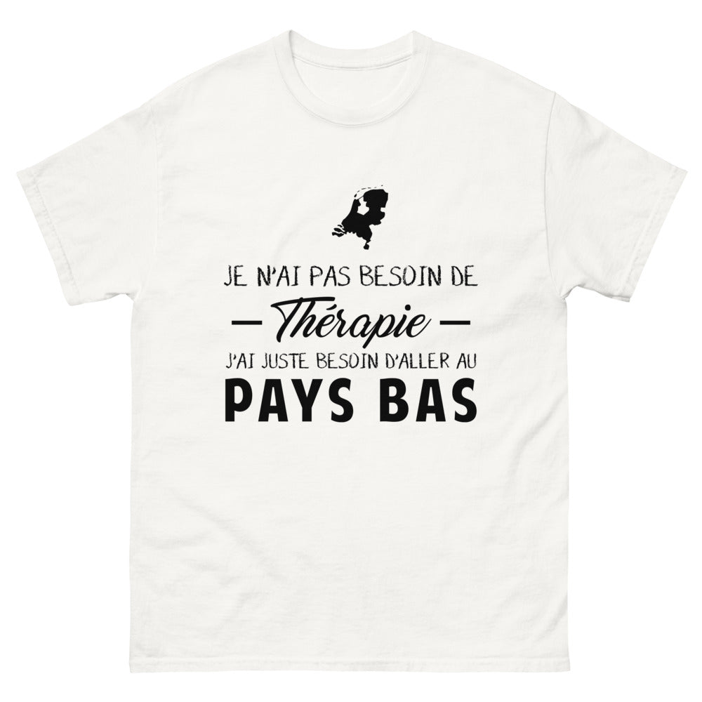 T-shirt blanc au Pays Bas - Thérapie
