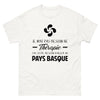 T-shirt blanc au Pays Basque - Thérapie