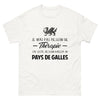 T-shirt blanc au Pays de Galles - Thérapie