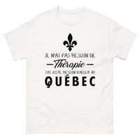 Thumbnail for T-shirt blanc au Quebec - Thérapie