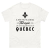 T-shirt blanc au Quebec - Thérapie