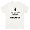 T-shirt blanc au Royaume Uni - Thérapie