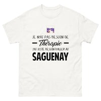 Thumbnail for T-shirt blanc au Saguenay - Thérapie